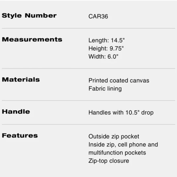 🦋🔹️ Coach🔹️ Gallery Tote Bag With Butterfly Print (Like New) - Picture 4 of 14